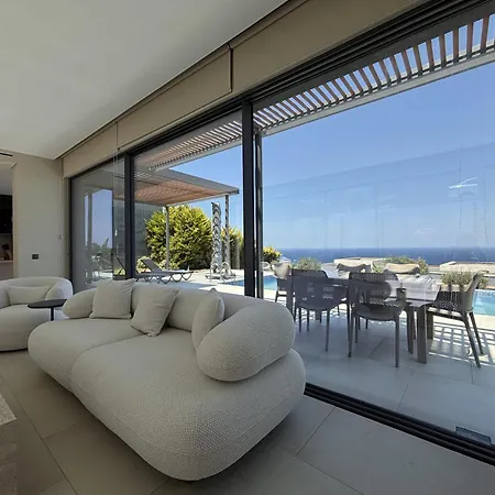 Yalikavak Villa With Pool Garden Sea View Semesterbostad