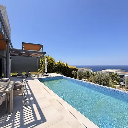 Yalikavak Villa With Pool Garden Sea View Semesterbostad